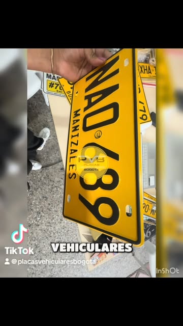 Trabajo de Placas Vehiculares Bogotá